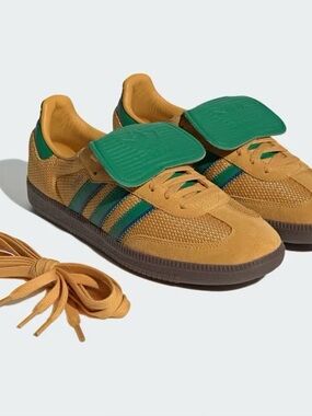 adidas Originals Mens Samba LT Preloved Yellow Green Gum